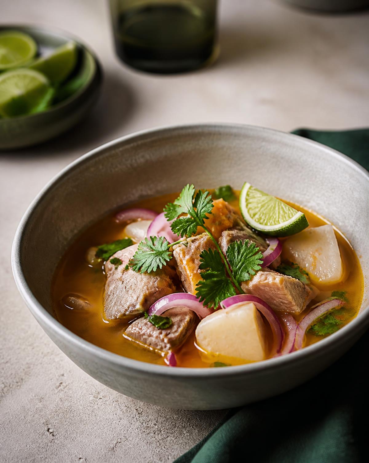 Encebollado ecuatoriano contemporáneo